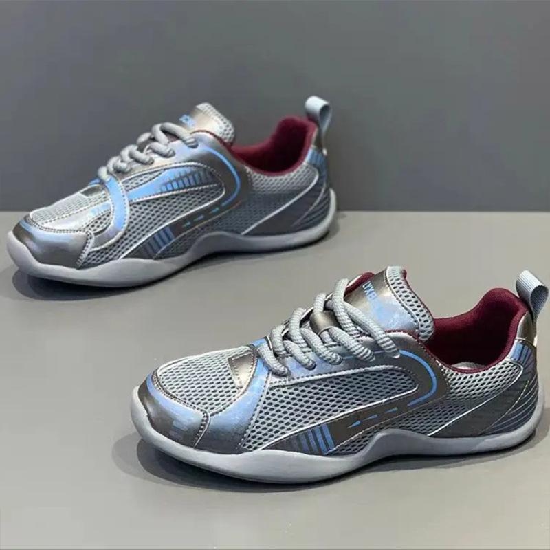 Summer new comfortable and breathable mesh shoes men's lightweight casual Forrest Gump shoes fashionable low-top sports running shoes