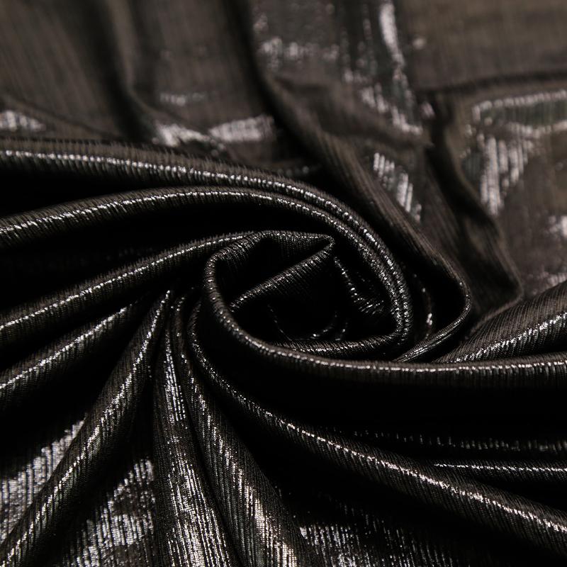 

Sparkling Elastic Fabric for Dance Wear Costumes Dress Gilded Soft Stretch Fabric Background Decoration Clothing DIY Material 100x150cm