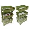 1:12 Dollhouse Mini Storage Cart Dolls Kitchen Bedroom Furniture Books Organizer