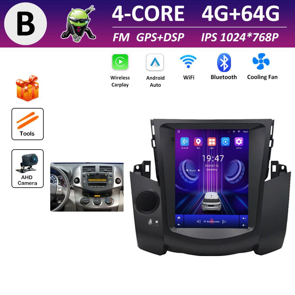 For Toyota RAV4 2009 2010 2011 2012 Car Video Radio Multimedia Player DSP Stereo Android OS IPS Touch Screen GPS Navi Head Unit