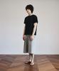 SIGNATURE Summer Crop Solid Roll-Up Short Sleeve T-Shirt [3 Colors]