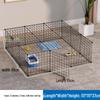 Free Assembly Indoor Pet Fence Barrier: Iron Mesh Anti-Escape Dog Stopper Fence.