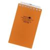 LIHIT LAB Twist Notebook, A7, 8-Hole, Orange, Pack of 10, N1661-4_10
