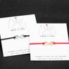 Couples Red Bracelets Women Stainless Steel Beads Infinite Love Black Rope Bracelet Women Weaving Adjust Bracelet For Women Gift