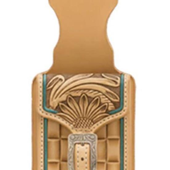 Batı Eyeri Telefon Tutucu Suni Deri Kılıf Eyerlere Uyar Kovboy Tasarımlı Ayarlanabilir Tokalı Askılı Telefon Kılıfı Binicilik Çiftlik Rodeo İçin