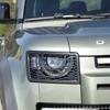 Stainless Steel Car Headlight Lampshade Protection Net Cover For Land Rover Defender 90 110 2020-25 Accessories Car Modification