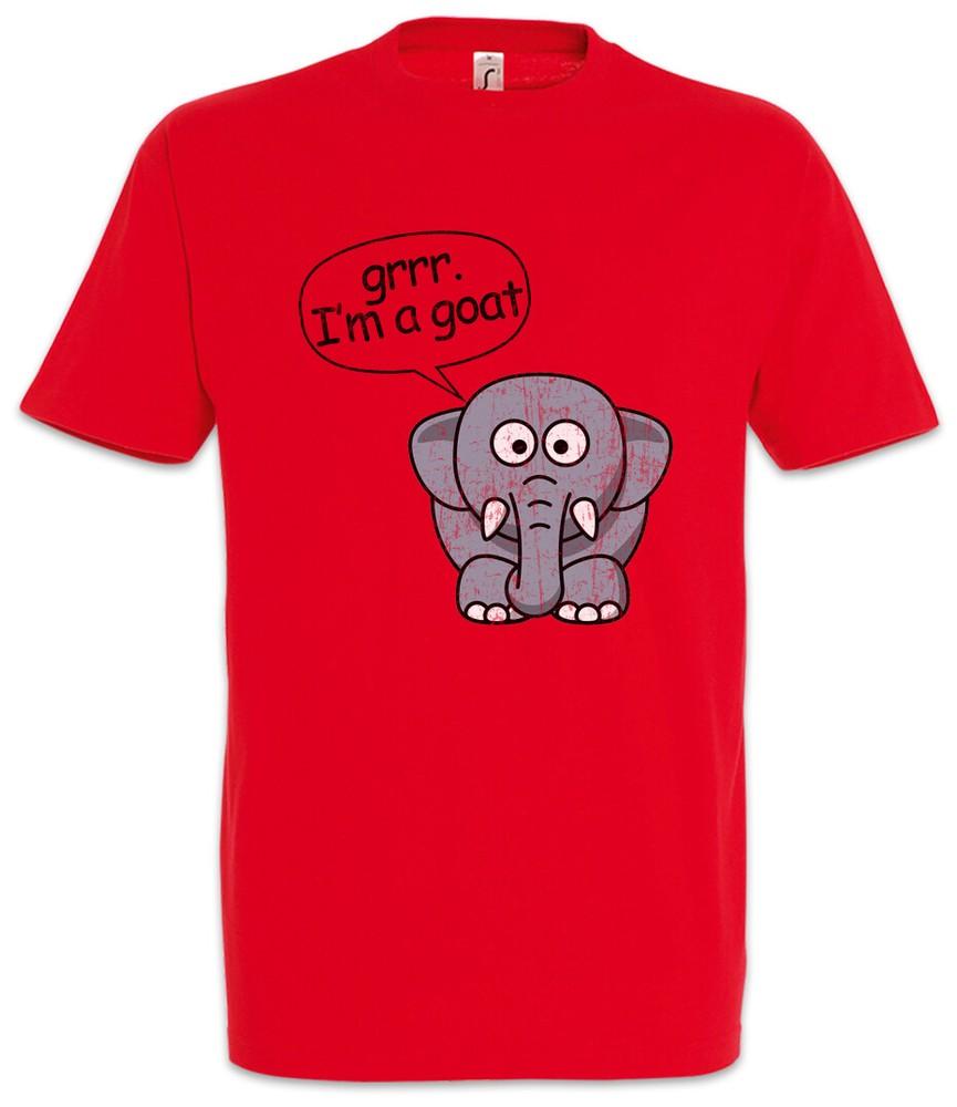 

I m A Goat T-Shirt Fun Comic Cartoon Toon Look Bear Elephant Animal Sounds M