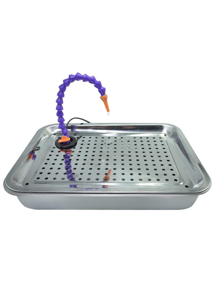 Jade Carving Water Circulation Workbench with Drip Pan and Pump