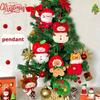 Cute Christmas Plush Doll Pendant Versatile Backpack Pendant Keychain Doll Pendant Santa Claus Elk Pendant Ornament Gifts