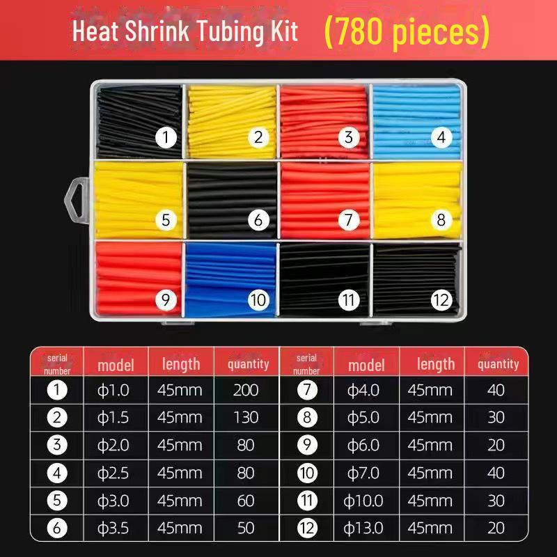 Heat Shrink Tubing Kit: Mobile Phone Cable Protector & Wire Insulation Sleeve