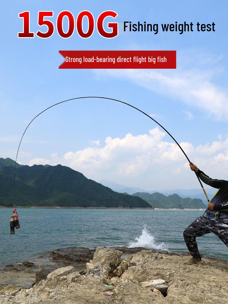 Ultra-Light Ultra-Hard Portable Mini Fishing Rod for Stream, Micro-Lure & Shrimp, Suitable for Children