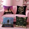 The W-walking Dead Pillow Case Pattern Printing Pillowcase Living Room Sofa Cushion Cover Bedroom Room Decor