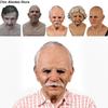 Non-toxic Costume Party Face Cover Festival Mardi Gras Eye Mask Masquerade Mask Halloween Decoration Cosplay Props Old Man Mask