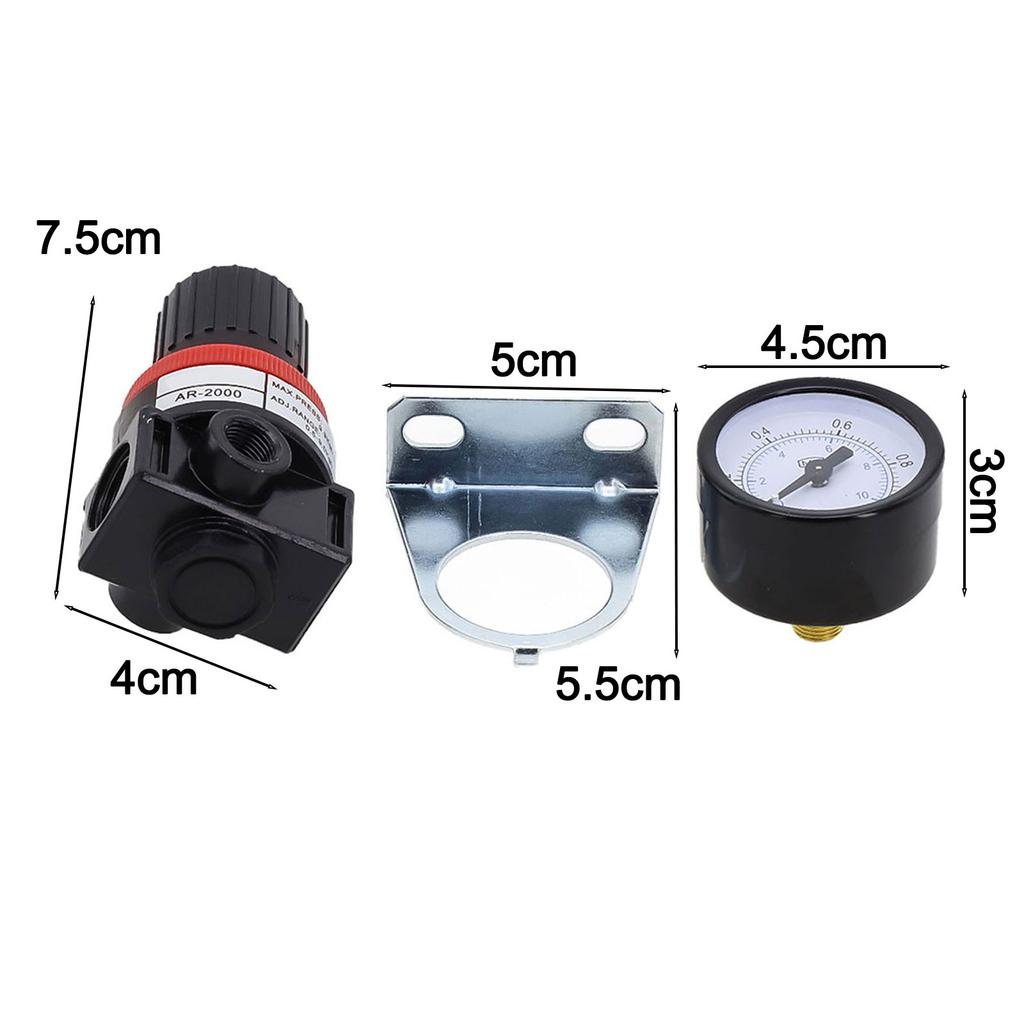 AR2000 Air Regulator with Pressure Gauge for Optimal Performance In Industrial Automation and Lab Environments
