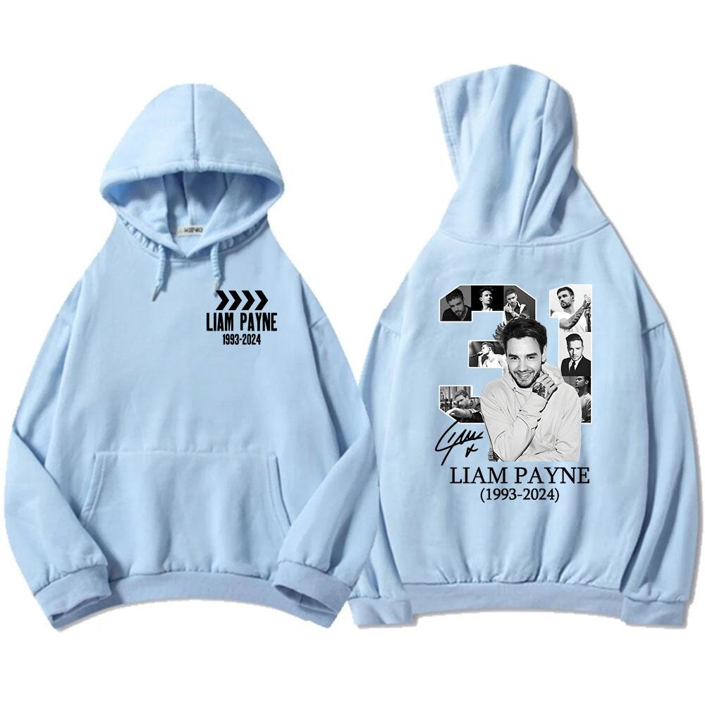 1993-2024 Liam Payne Hoodies Winter Freizeit Kapuzenpullover Herren/Damen Sweatshirts Unisex Hip Hop Kleidung Herren Pullover mit Grafik