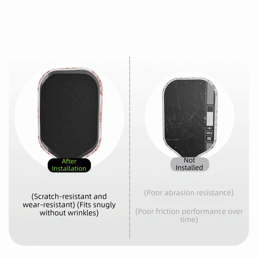 2Pcs Non-slip Pickleball Paddle Surface Sticker Racket Surface Frosted Sticker Pickleball Equipment