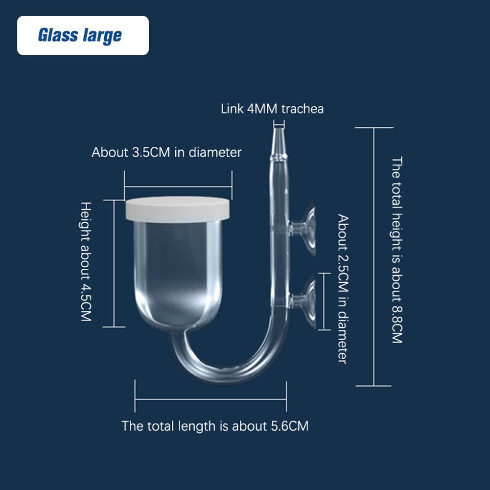 Aquarium Luftpumpe Stumm Sauerstoff-steigernden Kopf Fisch Tank Belüftung Refiner Sauerstoff Diffusor Air Stone Supplies