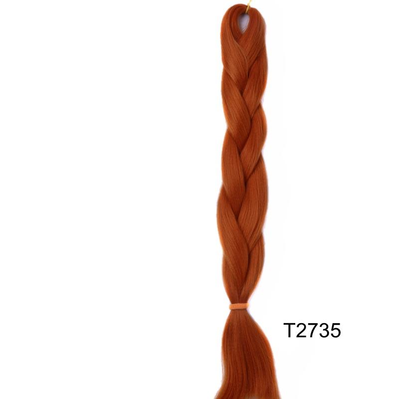 Große Menge auf Lager 24 Zoll 80g Weiche Seidige Synthetische Haarverlängerungen für Häkelzöpfe Haarherstellung Jumbo Braiding Synthetisch
