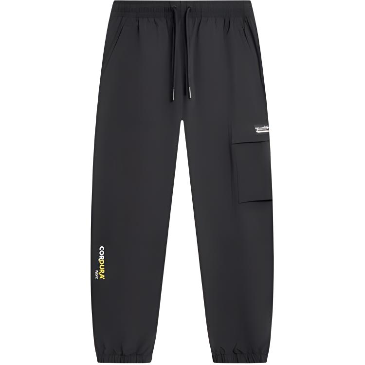 

Li Ning Спортивные однотонные простые повседневные брюки с принтом букв для мужчин низ Серый AUAU013-1 M