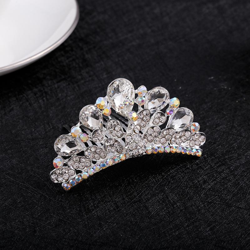 Princess Rhinestone Crown Headband for Girls - Cute Hair Accessory & Fashion Jewelry