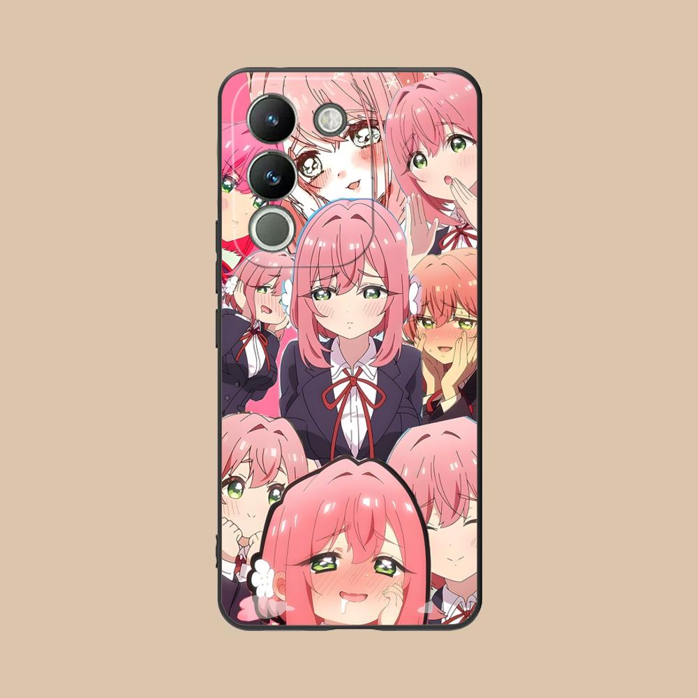 Anime Hakari Hanazono Matte TPU Mobile Phone Case for VIVO V60 V50 V40 V30 V29 V27 V25 V23 Pro Lite 5G Colorful Printing Cover