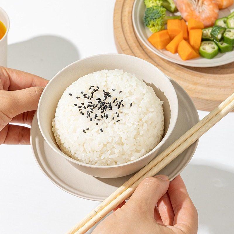 Eco-Friendly Rice Husk Disposable Tableware Set