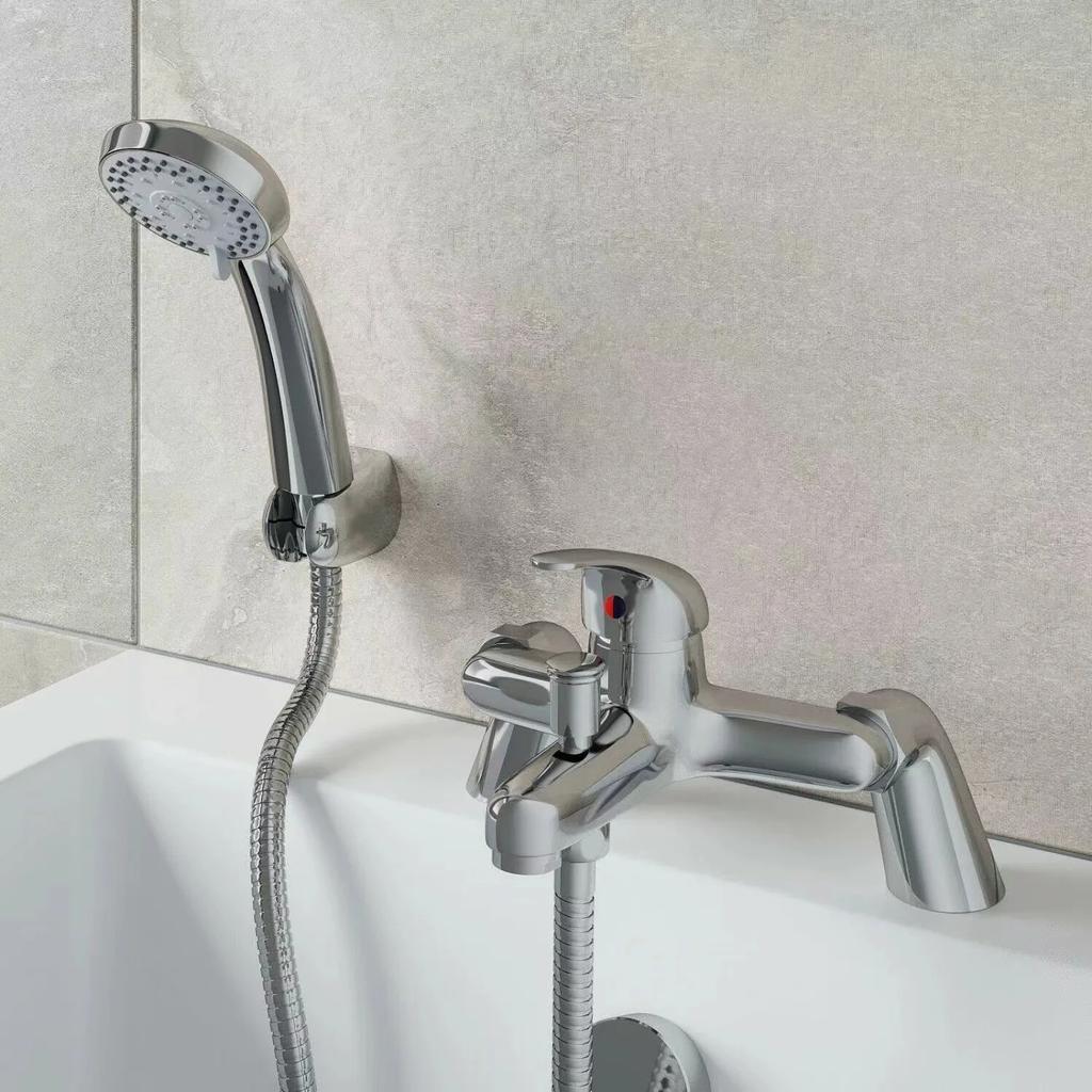 Bathtub Faucets Toilet and Cold Basin Faucet Triple Shower Set  Shower Faucet Bathroom Faucets Wall Mounted Deck Mounted