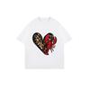 Oversized T Shirt Black Lobster Heart Leopard Print Summer Casual Wear