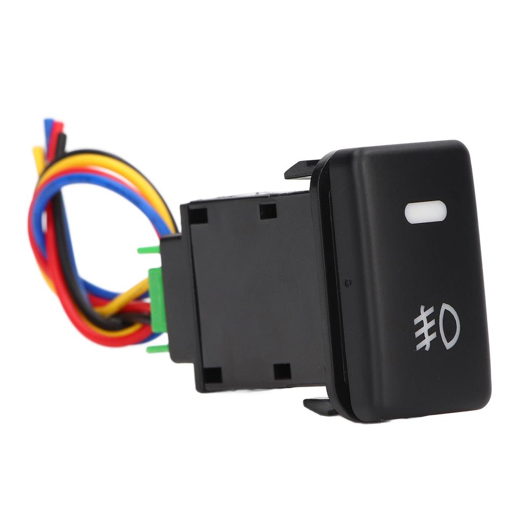 Automobile Lamp Switch 3A 12V 20m Ohm  Ground Resistance 8000 Times Heat Resistance ABS Waterproof Switch with Wire