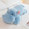 30~50Cm Lying Cartoon Animals Plush Toy Stuffed Hippo Panda Bear Dog Dinosaur Doll Fluffy Sleeping Companion Gift