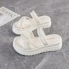 Summer 2025 new women's fashion style cool slippers wear skirt fairy style exquisite thin sandals