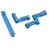 RC Steering Components Aluminium Alloy RC Car Repair Parts for MJX 16208 116 Replacement Dark Blue