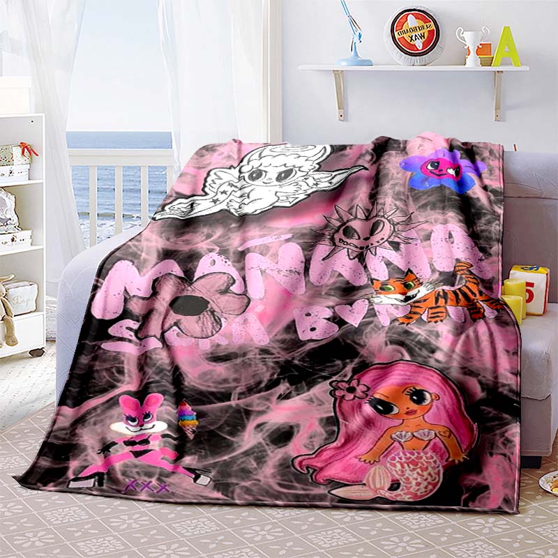 Customizable K-KAROL-G flannel blankets, perfect for autumn warmth, suitable for children and adults, and stylish K-POP shawls