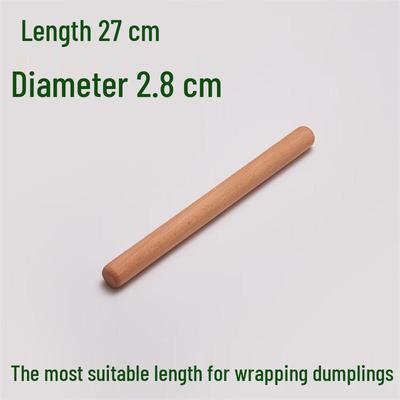 Solid Beech Wood Rolling Pin