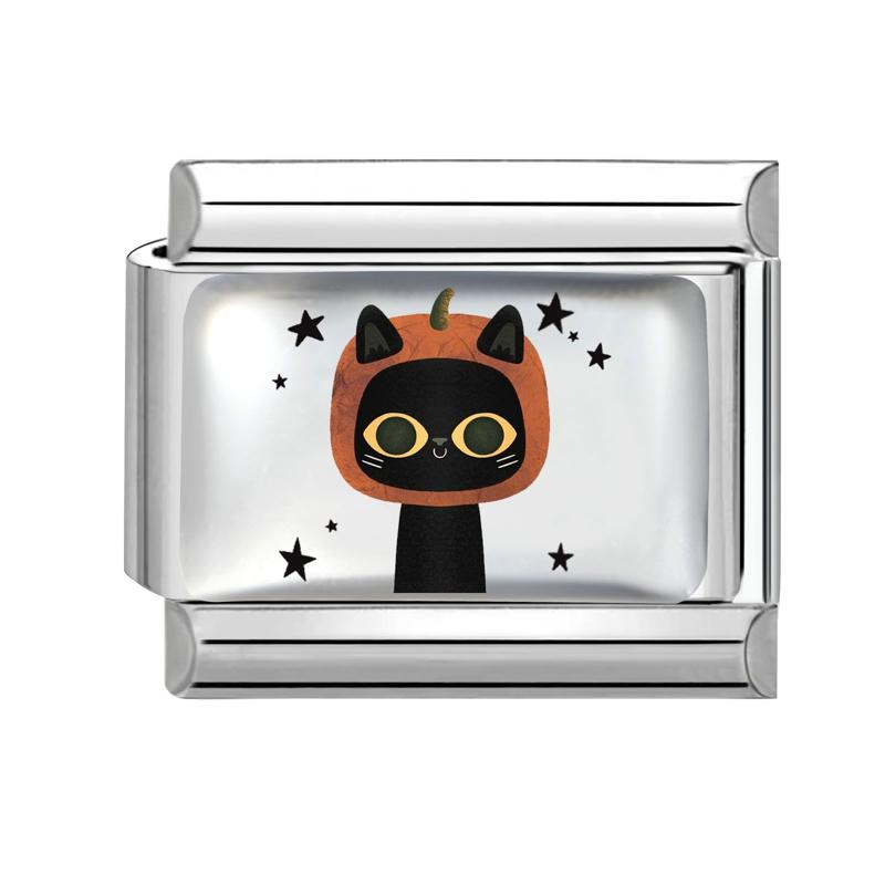 Y2K Funny Animals Cat Dog Flower Heart Italian Charm Fit 9mm Stainless Steel Personalized DIY Bracelet Fashion Jewelry Wholesale