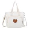 Quilted Multifunctional Baby Diaper Bag with Adjustable Straps Cute Handbags for Women Mom Travel Shopping