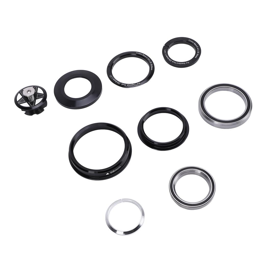 Cycle Doble Lager Styrelager 4456cm til 28.6mm Aluminiumslegering Sykkel Gaffel Styrelager