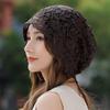 Women's Spring Summer Thin White Hair Cover Hollow Breathable Slouchy Lace Turban Flower Hat