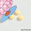 Big Eyes Cheese Resin Toy - Handmade DIY Accessories: Fridge Magnet, Shoe Buckle, Hair Accessory