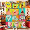Doppelbettdiagonalen und Überwürfe S-Sponge-Bobs Babydecke Tagesdecke die Anime Heimdekoration Sofadecken Picknickdecke & Nickerchen