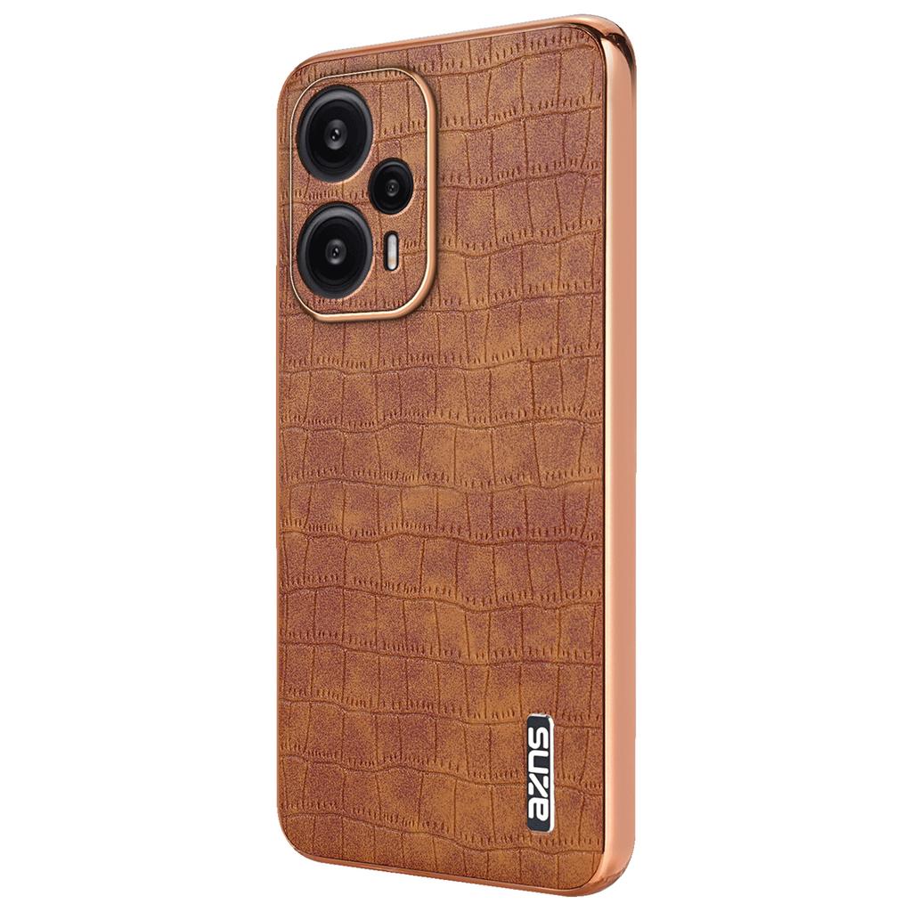 For Xiaomi Redmi Note 12 Turbo/Poco F5 5G Case Electroplating PU+TPU Phone Cover