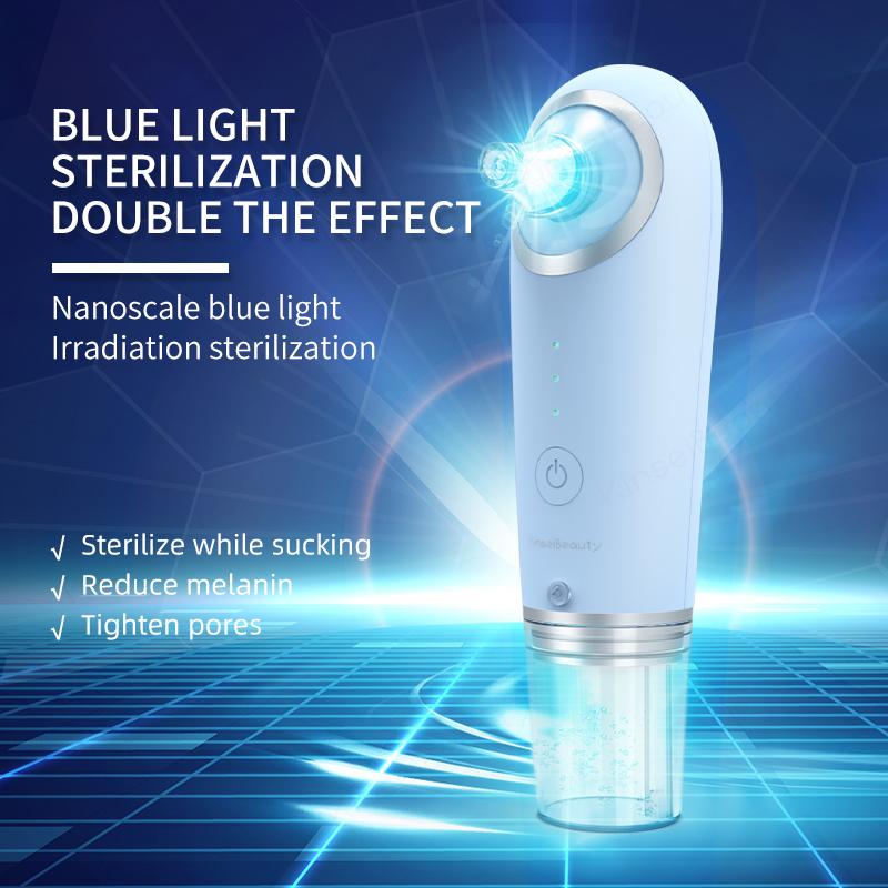 Eletric Skin Cleanser Vatten Syre Vakuum Facial Pore Hud Care Pormaskar Ta bort sug USB Uppladdningsbart verktyg för djuprengöring