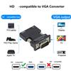 HDMI-compatible To VGA Adapter with 3.5mm Audio Cable For PC Laptop TV Box Projector Full HD 1080P HDMI To VGA Converter Adapter