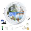 Outdoor Mist Shower Irrigation System Automatic Watering Set with Spray Nozzle, Watering Nozzle, Spray Irrigation, Lawn Watering, Drip Irrigation, Ene