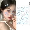 Butterfly Crystal Diamond Sticker Self Adhesive DIY Facial Temporary Tattoos Stickers for Stage Daily Makeup Decorate Supplies