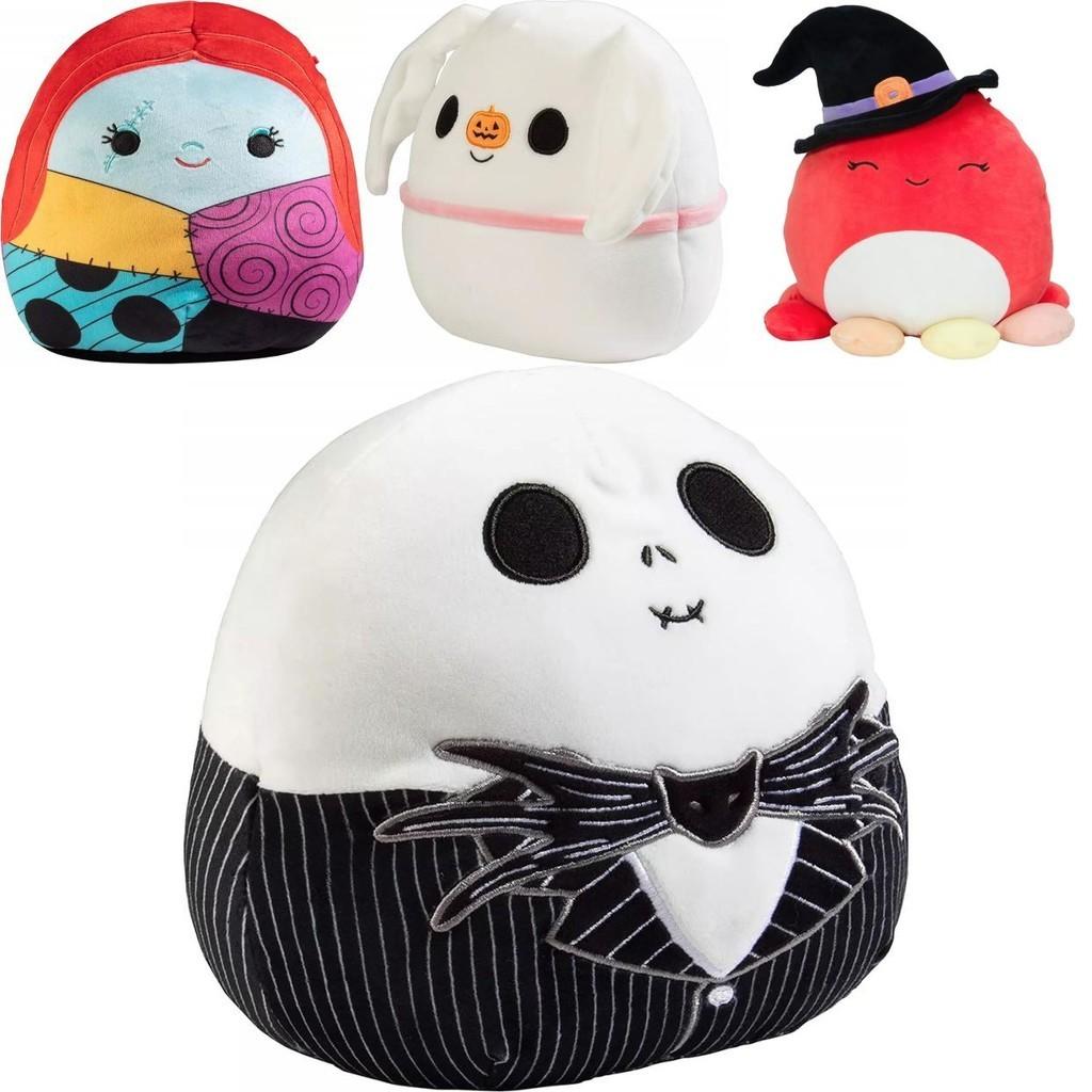 Double-sided Design Squishmallows Pumpkin Bat And Cat Plush Toy