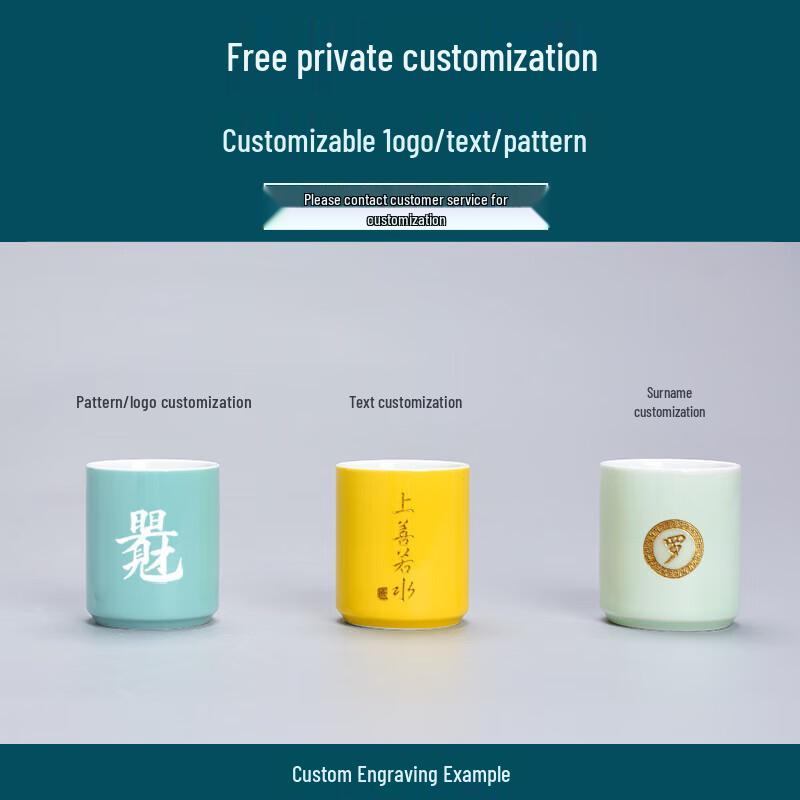 Carved Ceramic Tea Master Cup