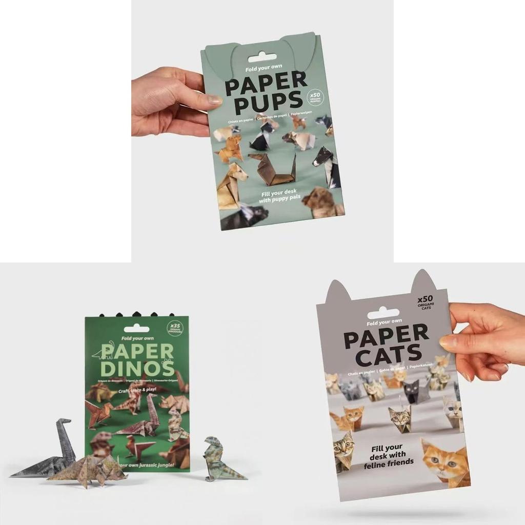 Diy Paper Cats Origami Craft Kit With 50 Sheets For Kids And Adults