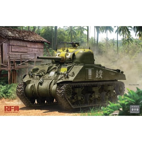 Ryefield Model 1/35 M4A4 Sherman Plastic Model Assembly Kit RFM5119
