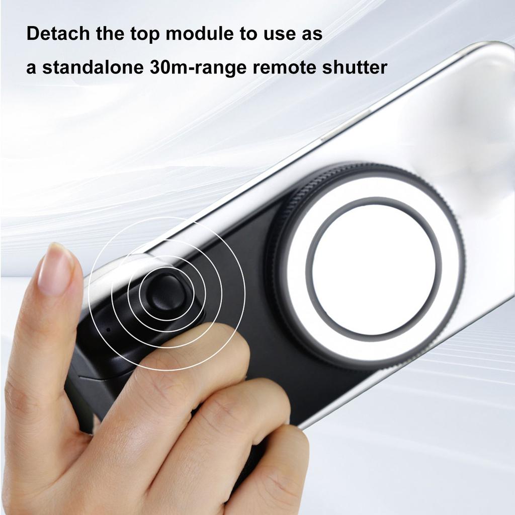 Magnetic Selfie Rings Light Live Streaming Fill Light Snap Grips with Wireless Remote Control for Phone